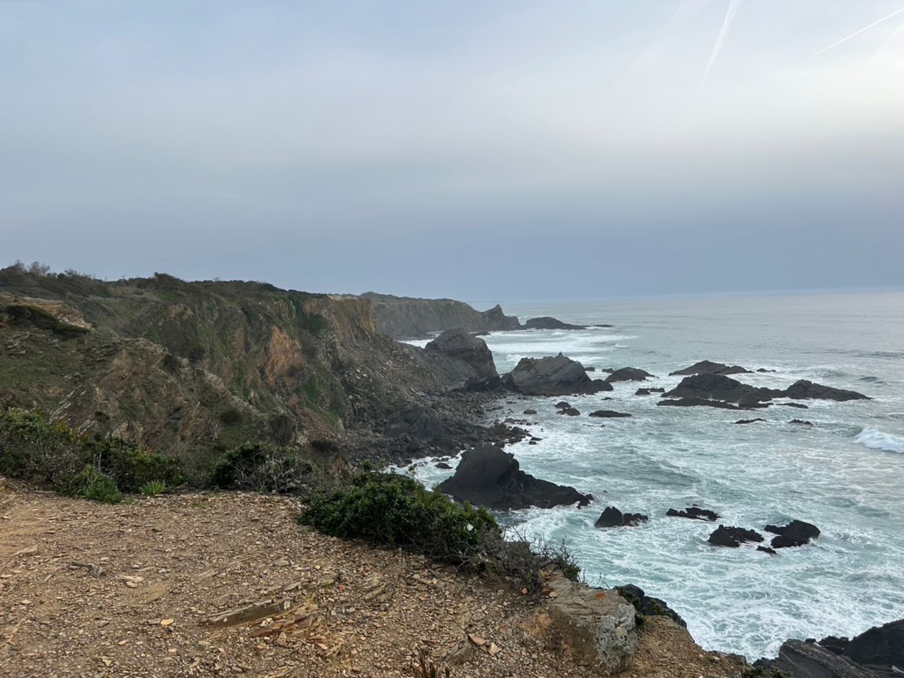 One trail.